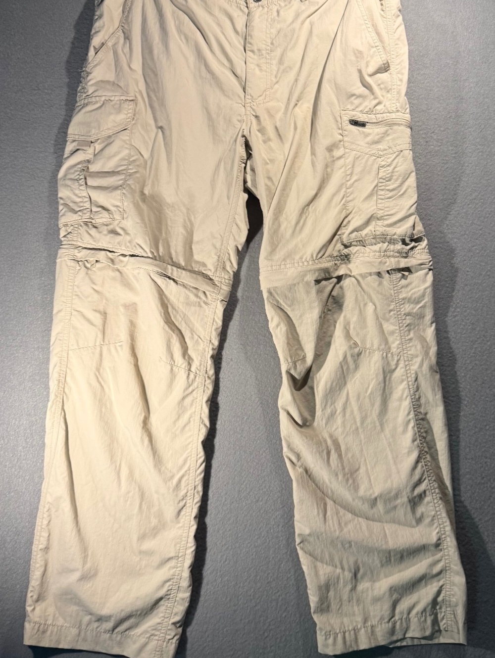 Columbia Omni-Shade Convertible Cargo Pants 36x30 Beige